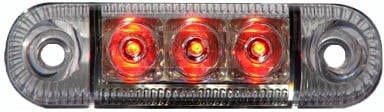 LED Opbouw 3 LEDS Rood