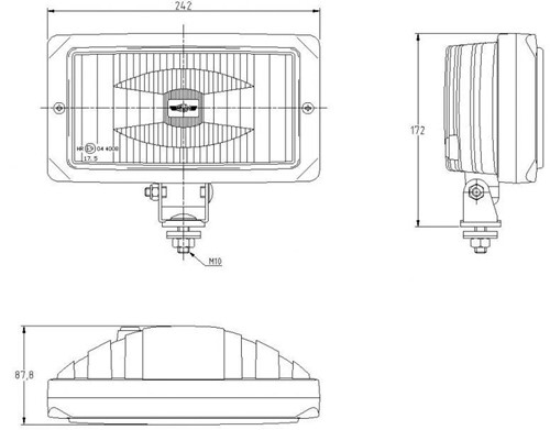 Verstraler 3226 Helder glas-3