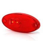 LED Markeerverlichting ovaal Rood