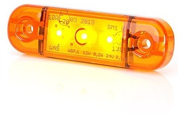 LED Slim Oberflächenmontage 3 LEDs Orange