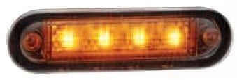 LED Inbouw 4 Leds Oranje