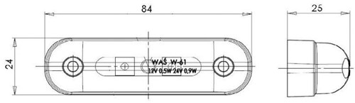 LED Opbouw 3 LEDS Oranje-3