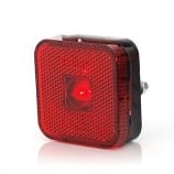 LED Markeerverlichting vierkant Rood