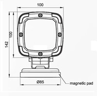 LED Werklamp met magneet en kabel-3