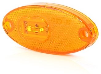 LED Markeerverlichting ovaal Oranje