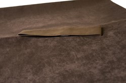 Back curtain chocolate brown