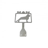 Lollipop MAN aus Edelstahl mit Löwe