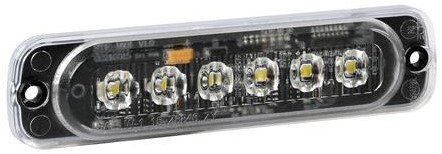 Multifunktionsblitz 6-LED weiß 12/24V