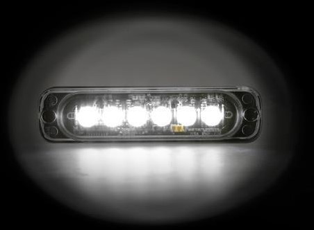 Multifunctionele flitser 6-LED wit 12/24V-3