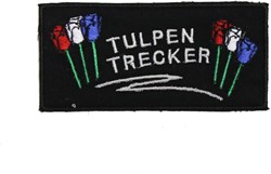 Strijk embleem Tulpen Trecker