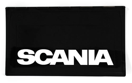 Set spatlappen zwart Scania wit - Flexibel rubber