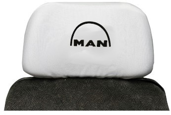 Kopfstützenbezug mit MAN-Logodruck Truck Accessoires