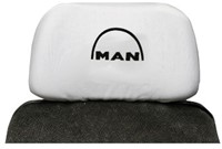 Headsupport cover MAN printed logo