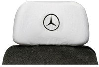 Kopfstützenbezug Mercedes Logo gedruckt