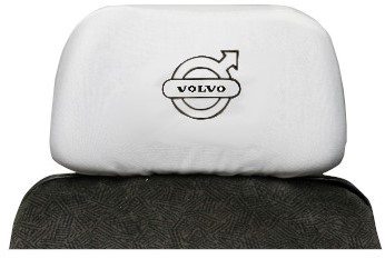 Hoofdsteunhoesje Volvo gedrukt logo