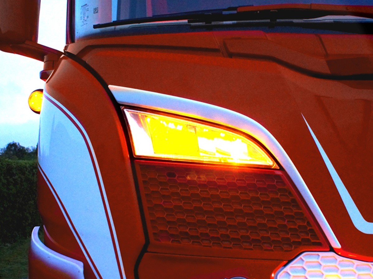 Zusätzliches Positionslicht für Scania Next Gen LED-Nebelscheinwerfer Gelb  Truck Accessoires
