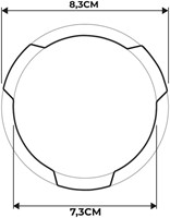 Grill Emblem Polar Express blue-3