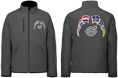 Softshell jacket Volvo with flags Netherlands - Sweden-2