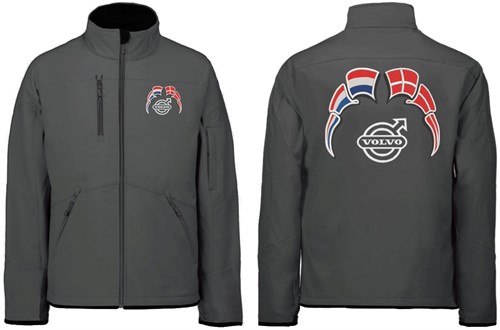 Softshell jas Volvo met wimpels Nederland - Denemarken-2