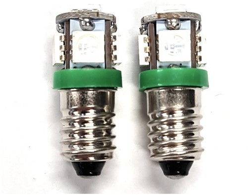 E10 5 SMD Green
