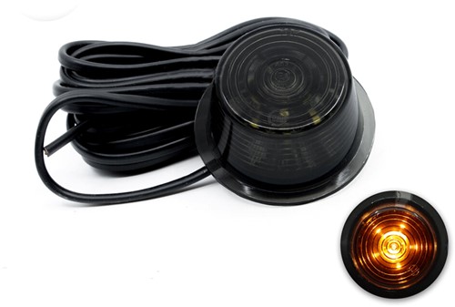 Gylle Single LED lens Smoke orange