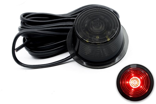 Gylle Loose LED-Linse Smoke rot