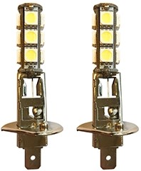 H1 12 SMD LED 24V Wit, zonder canbus