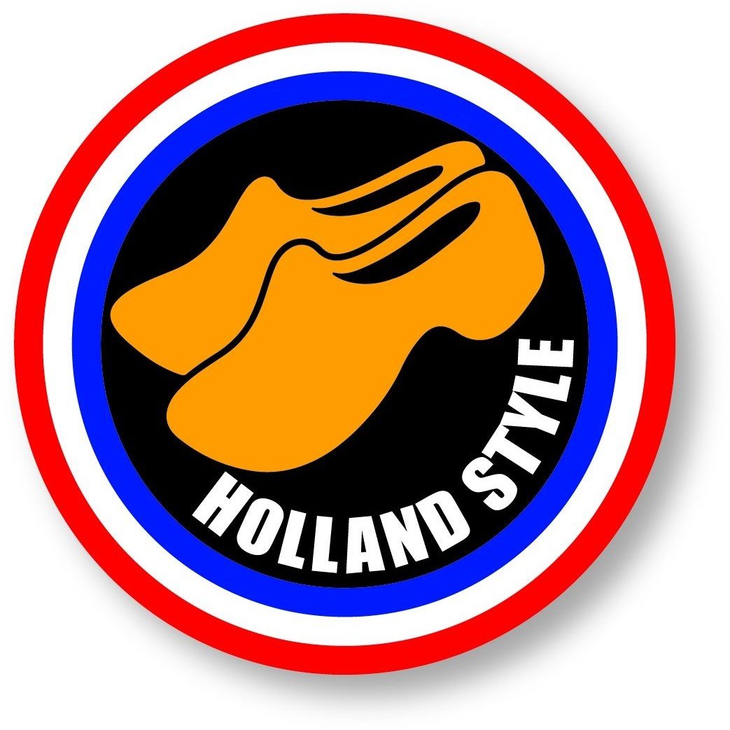 Sticker round Holland Style
