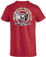 T-shirt In Honor of the Legends bordeaux