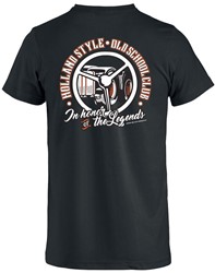 T-shirt In Honor of the Legends zwart