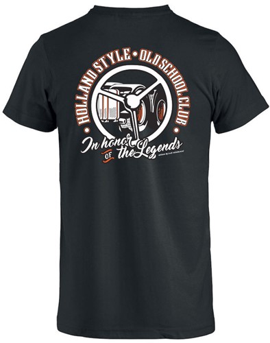 T-shirt In Honor of the Legends zwart - L