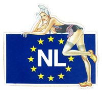 Sticker NL vrouw Antje