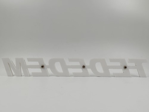 Plastic Emblem TEDEDEM-2