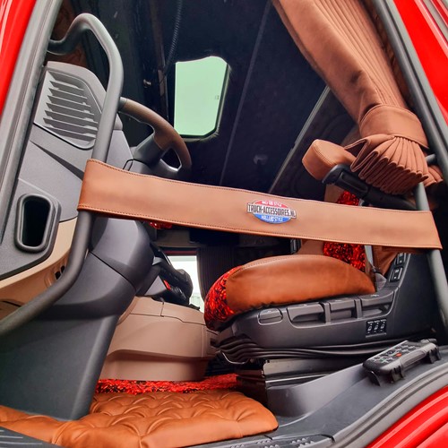 Instapband leer - Oranje 1120