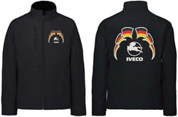 Softshelljacke Iveco Emblem mit Wimpel Deutschland