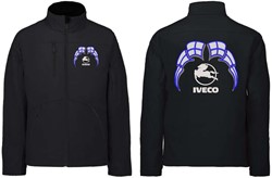 Softshell jas Iveco Embleem met wimpels Finland