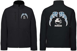 Softshell jas Iveco Embleem met wimpels Griekenland