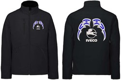Softshell jas Iveco Embleem met wimpels Israël