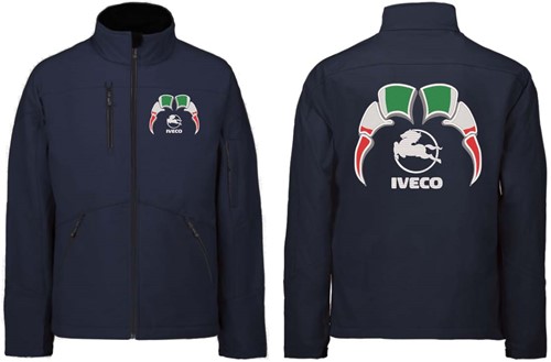 Softshelljacke Iveco Emblem mit Wimpel Italien-3