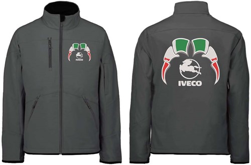 Softshell jacket Iveco Emblem with flags Italy-2