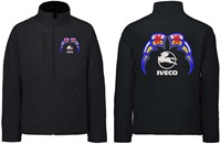 Softshell jas Iveco Embleem met wimpels Limburg