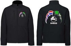 Softshell jacket Iveco Emblem with flags Netherlands - Achterhoek