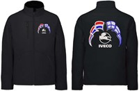 Softshell jacket Iveco Emblem with flags Netherlands - Finland