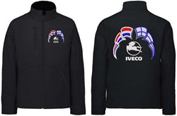 Softshell jacket Iveco Emblem with flags Netherlands - Finland