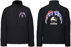 Softshell jas Iveco Embleem met wimpels Nederland - Israël