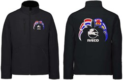 Softshell jas Iveco Embleem met wimpels Nederland - Limburg