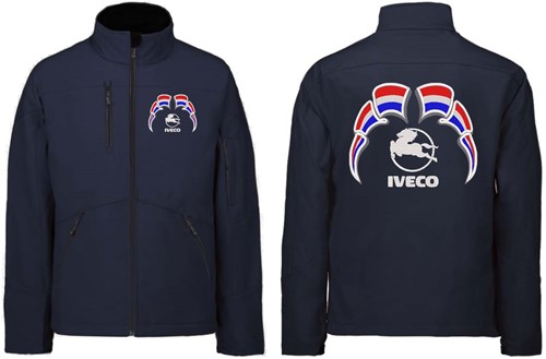 Softshell jacket Iveco Emblem with flags Netherlands-3