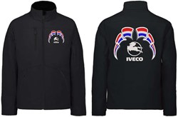 Softshell jas Iveco Embleem met wimpels Nederland