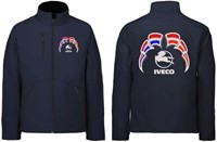 Softshell jacket Iveco Emblem with flags Netherlands - Austria-3