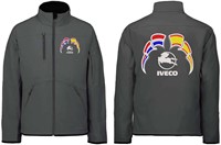 Softshelljacke Iveco Emblem mit Wimpel Niederlande - Spanien-2